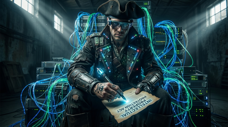 The one who built their kingdom through piracy is now the one writing the anti-piracy laws.